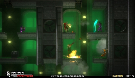 Bionic Commando Rearmed - Официальные скриншоты