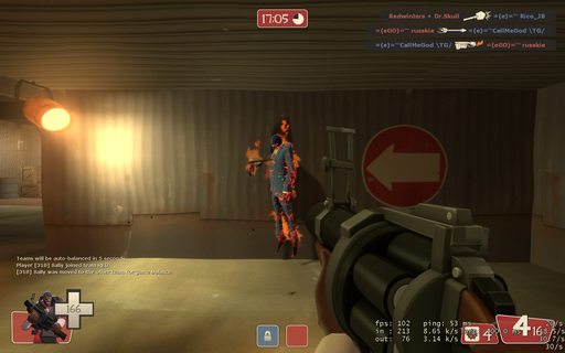 Team Fortress 2 - Скриншоты: Охотник в действии