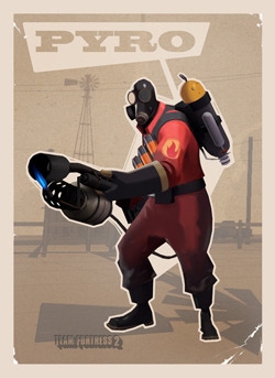 Team Fortress 2 - Играем за Pyro