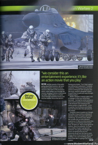 Modern Warfare 2 - Modern Warfare 2 в Австралийском журнале Official Xbox 360 Magazine