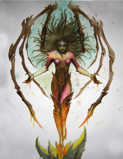 StarCraft II: Wings of Liberty - Sarah Kerrigan Statue at Blizzcon 2008