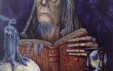 Necromancer_reading_necronomic_by_dutchairbrush-d48y1b5