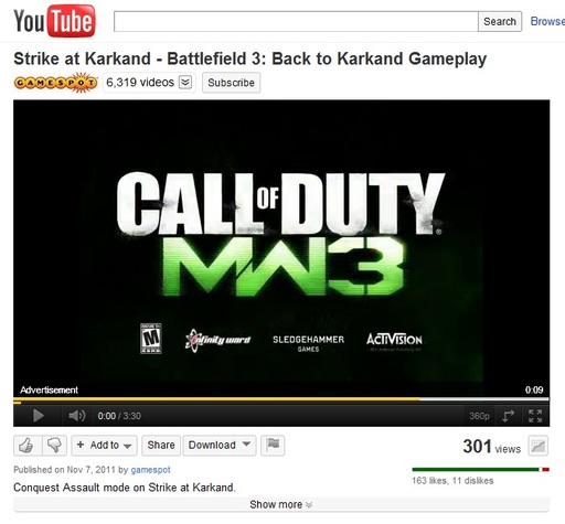 Call Of Duty: Modern Warfare 3 - Новые оценки 