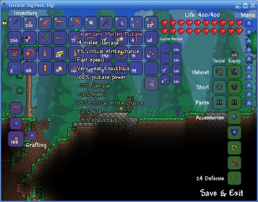 Terraria - 1.1: Список изменений