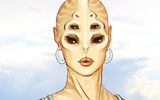 Batarian_beauty_by_yanarada-d4de5v4