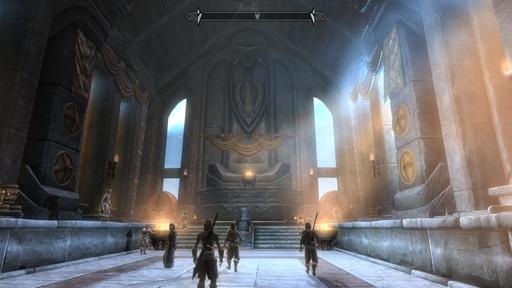 Elder Scrolls V: Skyrim, The - Скриншоты дворца в Совнгарде !