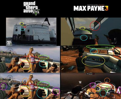 Grand Theft Auto V - Сравнение с Max Payne 3