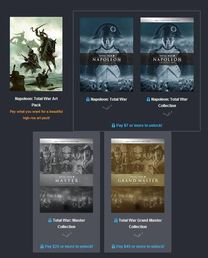 Цифровая дистрибуция - The Humble Daily Bundle Day 14: Total War - 24ч