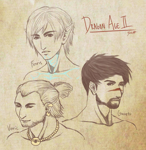 Dragon Age II - Фан-арт по игре от deviantart.com