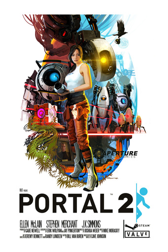 Portal 2 - Фан-постеры