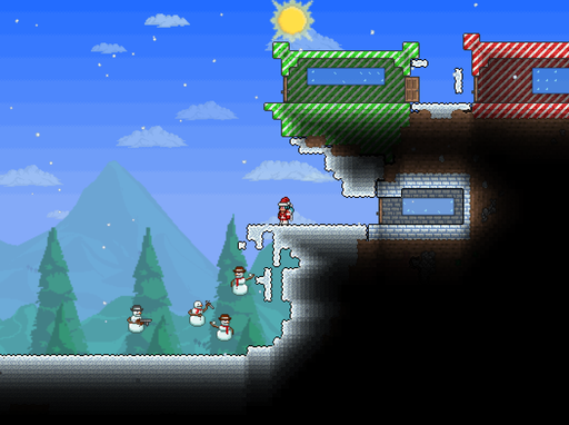 Terraria - Снежок! 