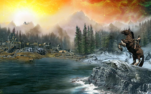 Elder Scrolls V: Skyrim, The - Фан арт, округленные панорамы и немного косплея