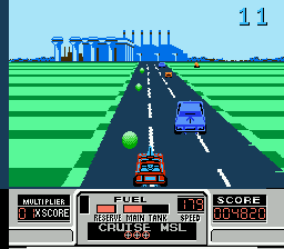 Ретро-игры - Road Blasters (NES) - аркадные гонки со стрельбой, портированные с Atari System 1